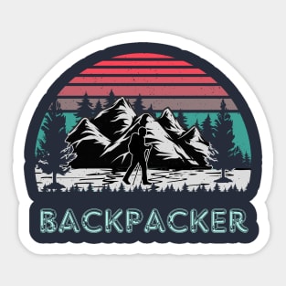 Backpacker Sticker